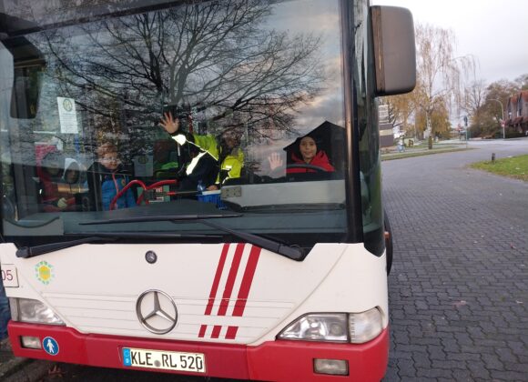 Bustraining an der Leni-Valk-Realschule